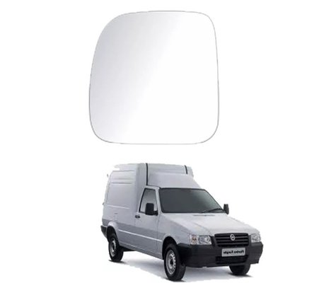 Lente C/ Base Refil Retrovisor Fiorino 2012 a 2013 Esquerdo Motorista METAGAL Lente C/ Base Refil Retrovisor Fiorino 2012 a 2013 Esquerdo Motorista METAGAL