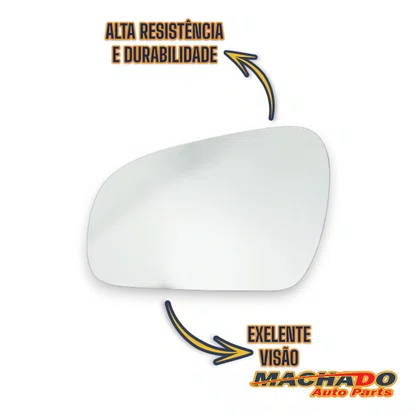 Lente C/Base Refil Retrovisor Fox Crossfox Spacefox Esquerdo