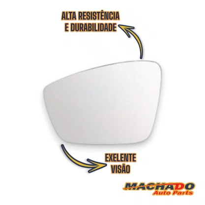 Lente C/Base Refil Retrovisor Gol G6/ Fox Golf UP! Esquerdo