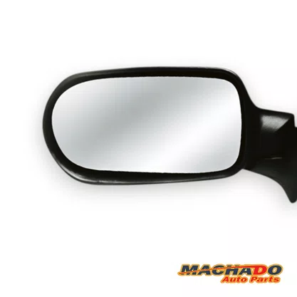 Lente C/ Base Refil Retrovisor Grande Uno Quadrado Esquerdo