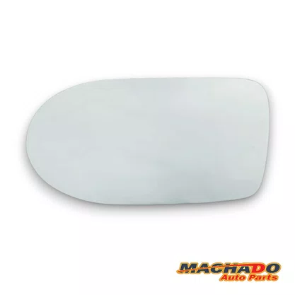 Lente C/ Base Refil Retrovisor Grande Uno Quadrado Esquerdo