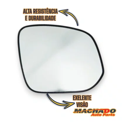 Lente C/ Base Refil Retrovisor Hilux 2016 a 2020 Direito