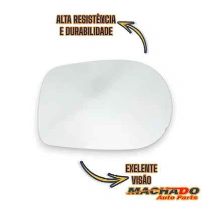 Lente C/ Base Refil Retrovisor Palio Celebration Direito