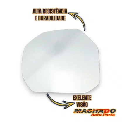 Lente C/Base Refil Retrovisor Palio Strada Idea Esquerdo