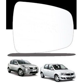 Lente C/ Base Refil Retrovisor Sandero Logan 2010 a 2014 Direito Caroneiro ORIGINAL