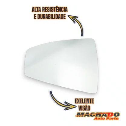 Lente C/ Base Refil Retrovisor Stilo 2008 a 2011 Esquerdo