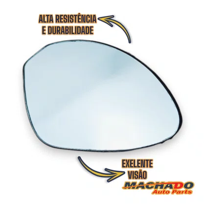 Lente C/Base Refil Retrovisor Vectra 2000 a 2005 Azul DireitO