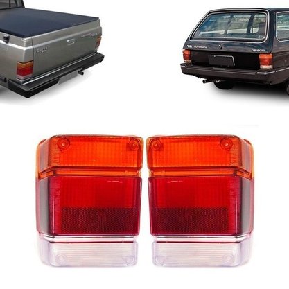 Lente Lanterna Traseira Chevy Marajo 83 a 94 Tricolor Esquerda