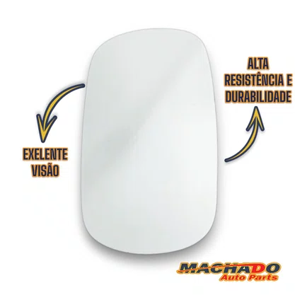 Lente Refil Retrovisor Doblo 2001 a 2020 Lado Esquerdo
