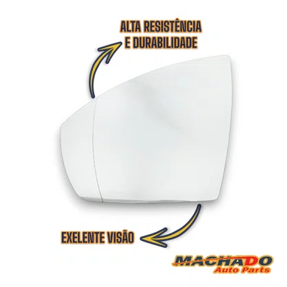 Lente Refil Retrovisor Ecosport 2013 a 2021 Lado Esquerdo