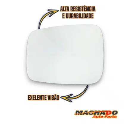 Lente Refil Retrovisor Escort 1987 a 1992 Courier Esquerdo