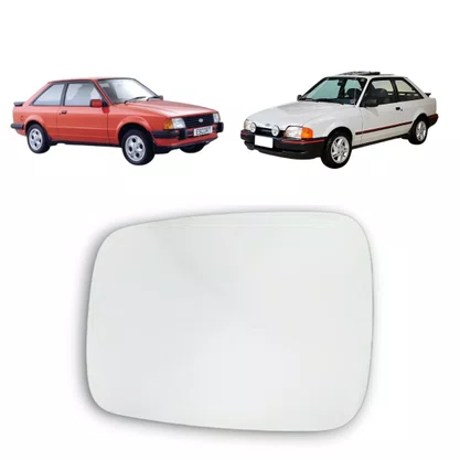 Lente Refil Retrovisor Escort 1987 a 1992 Courier Esquerdo