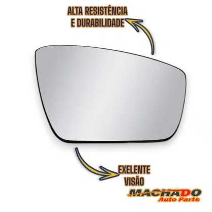 Lente Refil Retrovisor Ford Ká 2015 a 2021 Lado Direito