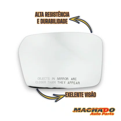 Lente Refil Retrovisor Fusion 2006 a 2012 Lado Direito