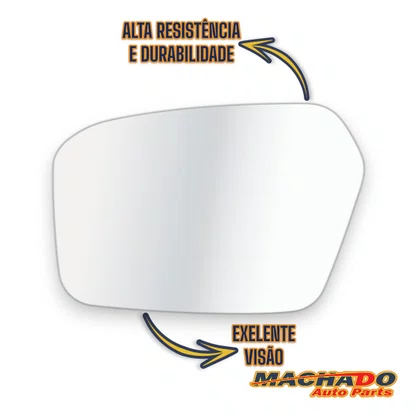 Lente Refil Retrovisor Fusion 2006 a 2012 Lado Esquerdo