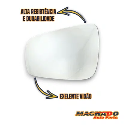 Lente Refil Retrovisor Gol Parati Saveiro G3 G4 Golf Esquerdo