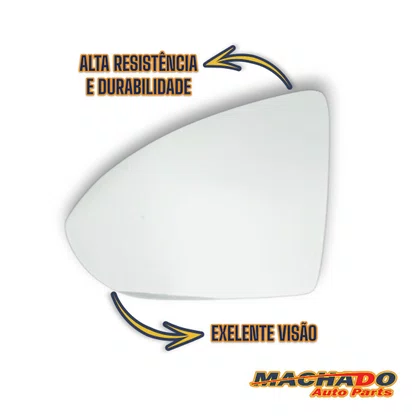 Lente Refil Retrovisor Golf 2015 a 2019 Lado Esquerdo