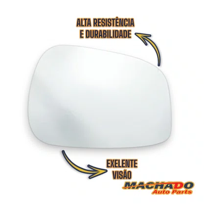Lente Refil Retrovisor HB20 2012 a 2019 Lado Direito