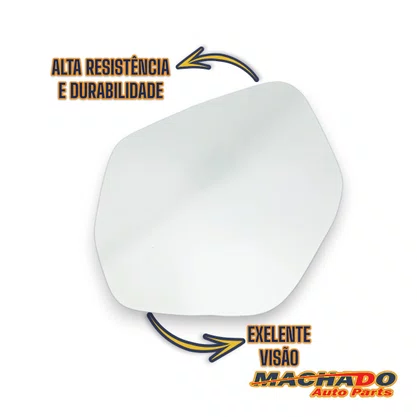 Lente Refil Retrovisor Honda HRV 2015 a 2019 Lado Esquerdo