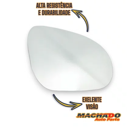 Lente Refil Retrovisor Hyundai I30 2009 a 2012 Lado Direito