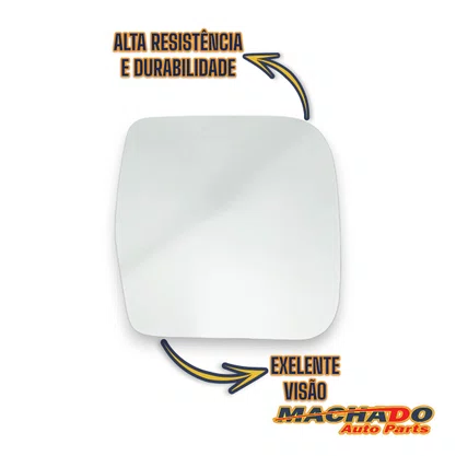 Lente Refil Retrovisor L200 Outdoor TR4 2009 a 2014 Direito