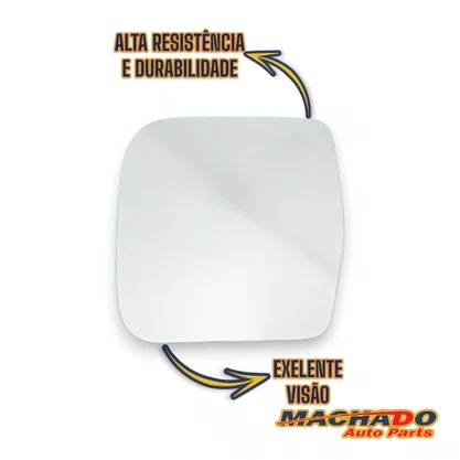 Lente Refil Retrovisor L200 Outdoor TR4 2009 a 2014 Lado Esquerdo Motorista BLAWER