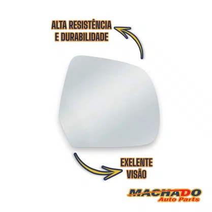 Lente Refil Retrovisor March Versa 2011 a 2019 Lado Direito