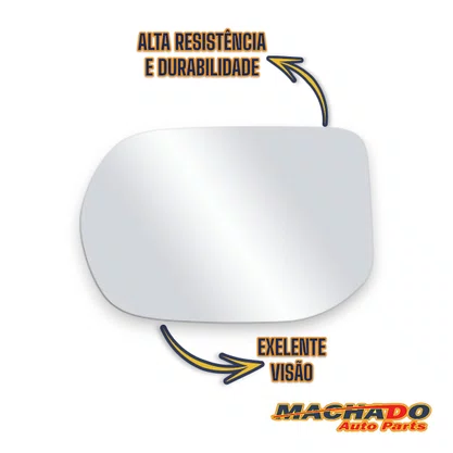 Lente Refil Retrovisor New Civic 2007 a 2011 Lado Esquerdo