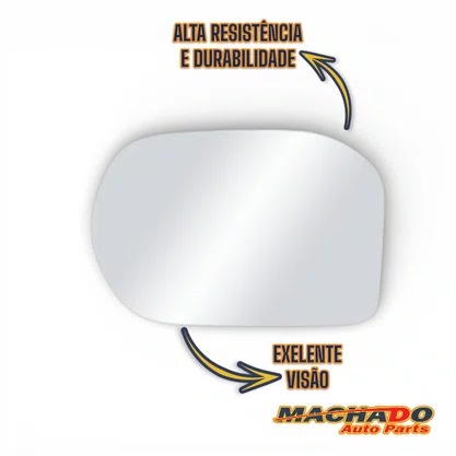 Lente Refil Retrovisor New Civic 2012 a 2016 C/Pisca Esquerdo