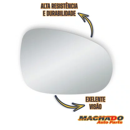 Lente Refil Retrovisor Palio Grand Siena Mobi Direito
