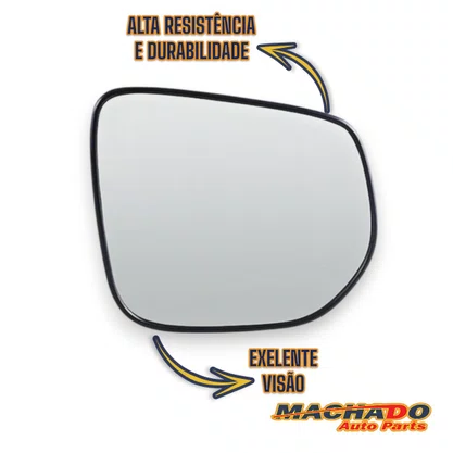 Lente Refil Retrovisor S10 Nova 2012 a 2017 Lado Direito