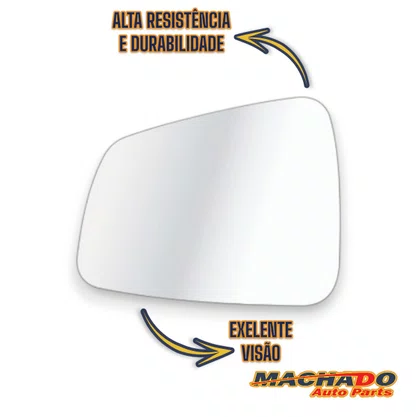 Lente Refil Retrovisor Tracker 2013 a 2016 Lado Esquerdo