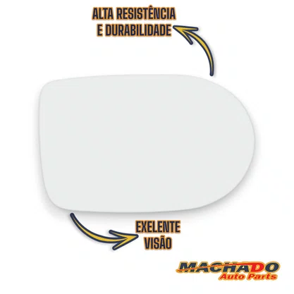 Lente Refil Retrovisor Uno Way Economy 2010 a 2013 Direito