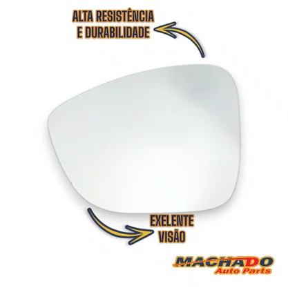 Lente S/ Base Refil Retrovisor Aircross 2011 a 2014 Esquerdo