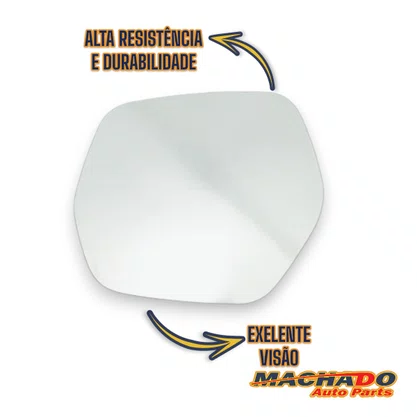 Lente S/Base Refil Retrovisor Honda WRV 2015 a 2020 Esquerdo