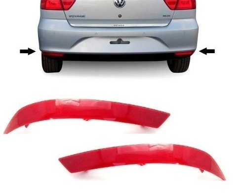 Lente Traseira Parachoque Voyage G6 G7 2013 a 2020 Direito 
