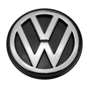 Logo Marca Emblema VW Tampa Mala Traseira Santana Golf 1991 a 2006 Cromado