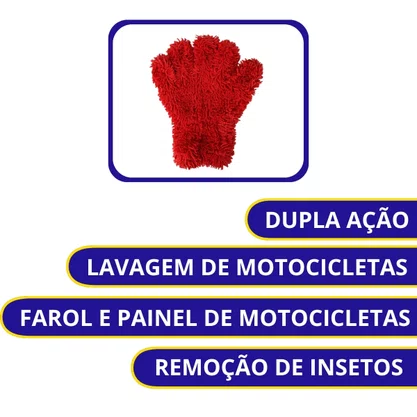 Luva De Microfibra Dupla Acao RAZUX