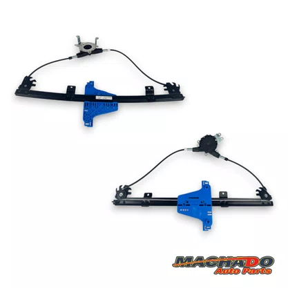Máquina de Vidro Dianteiro Elétrico Encaixe Motor Bosch Fox 4 Portas 2003 a 2019 Esquerdo Motorista