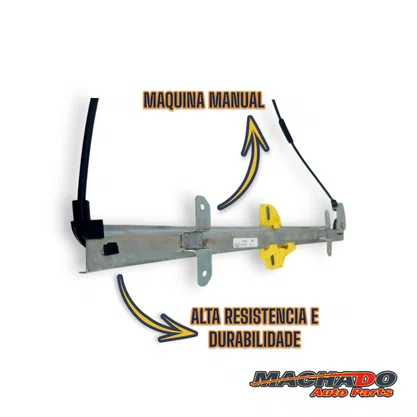 Máquina de Vidro Manual Gol Parati Bola 2 Portas Direito Passageiro 