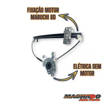 Máquina de Vidro Traseira Elétrica Mabuchi Gol G2 G3 G4 2000 a 2014 Esquerdo Motorista