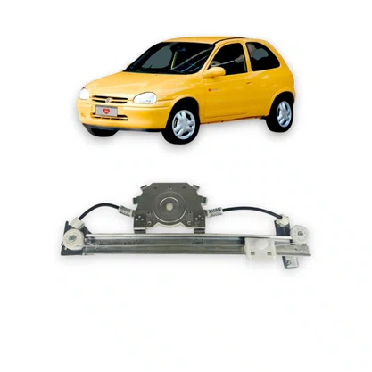 Máquina de Vidro Traseiro Elétrico Encaixe Motor Mabuchi Corsa 1994 a 2002 Classic 2003 a 2016 Esquerdo Motorista  