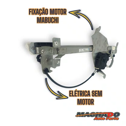 Máquina de Vidro Traseiro Elétrico Encaixe Motor Mabuchi Corsa Hatch GII 2002 a 2012 Direito Passageiro  