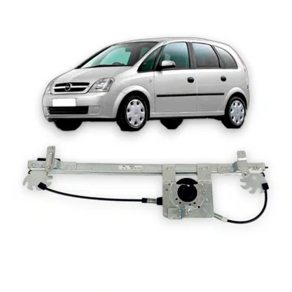 Máquina de Vidro Traseiro Elétrico Encaixe Motor Mabuchi Meriva 2002 a 2012 Lado Direito 