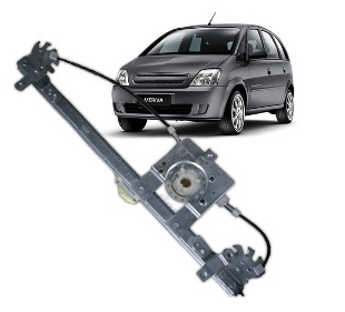 Máquina de Vidro Traseiro Elétrico Encaixe Motor Mabuchi Meriva 2002 a 2012 Lado Esquerdo