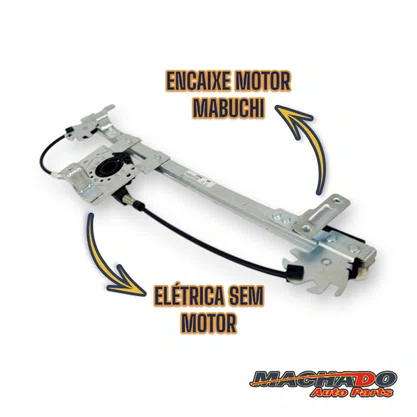 Máquina de Vidro Traseiro Elétrico Encaixe Motor Mabuchi Meriva 2002 a 2012 Lado Esquerdo