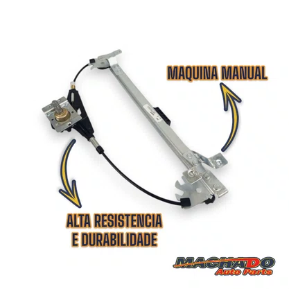 Máquina de Vidro Traseiro Manual Corsa Hatch Sedan 2002 a 2012 Esquerdo Motorista