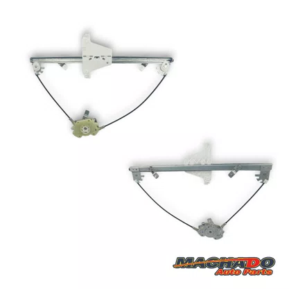 Máquina Vidro Dianteira Elétrica Encaixe Motor Mabuchi Fox 2 Portas 2002 a 2021 Esquerdo Motorista