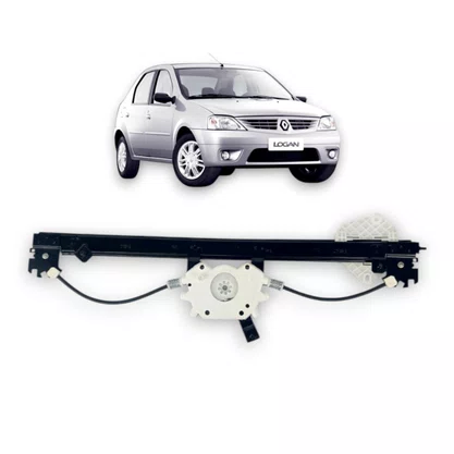Maquina Vidro Dianteira Elétrica Encaixe Motor Mabuchi Logan 4 Portas 2007 a 2013 Direita Passageiro