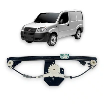 Maquina Vidro Dianteira Elétrica Uno Novo 4 Portas 2010 Até 2021 Motor Original Dianteira Direita Passageiro
